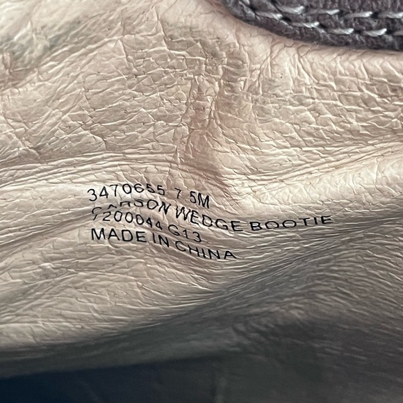 Frye Carson Wedge Bootie Womens size 7.5 - Picture 7 of 12